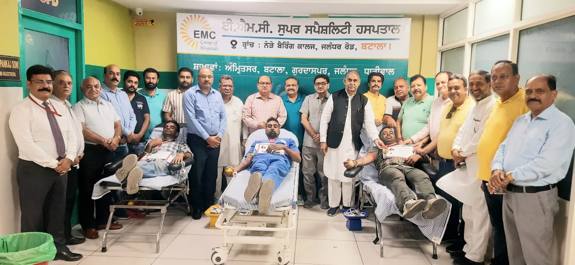 EMC Hospital Batala Blood Donation Camp 7