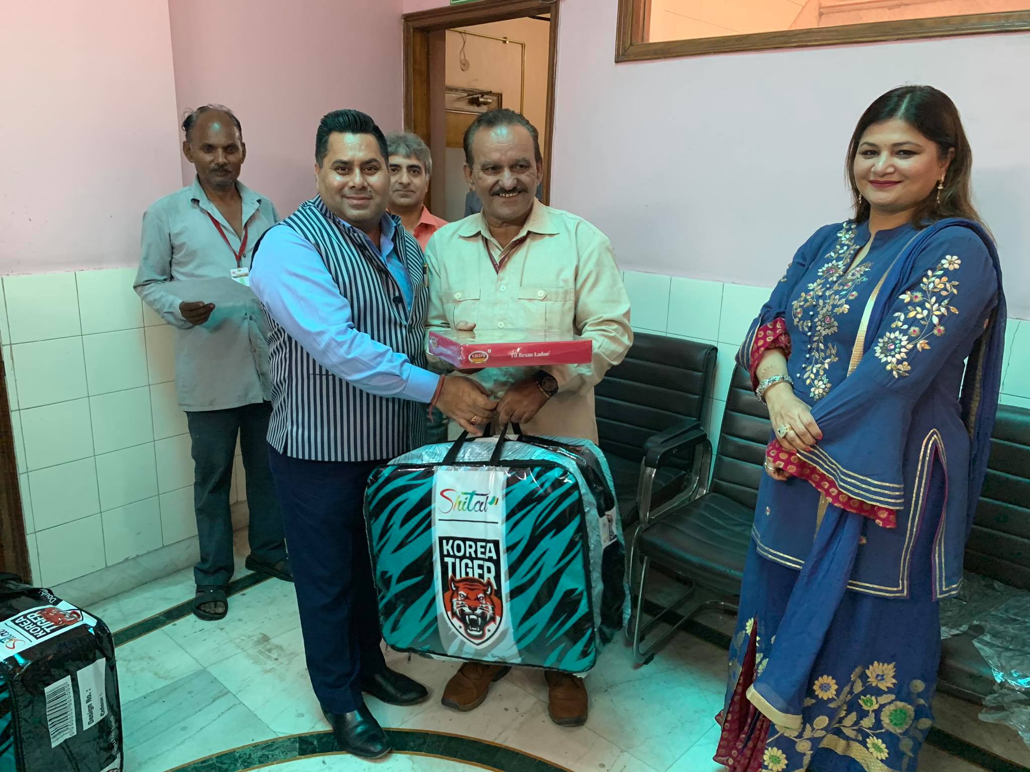 Gift Ceremony at EMC Hospital