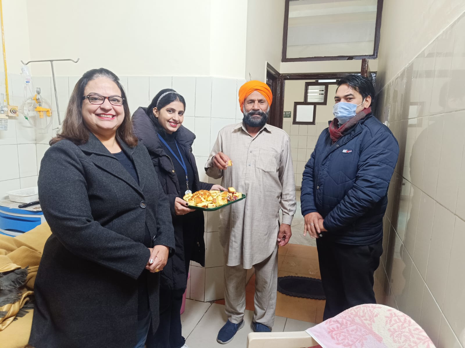 Hospital Staff with Patient 10