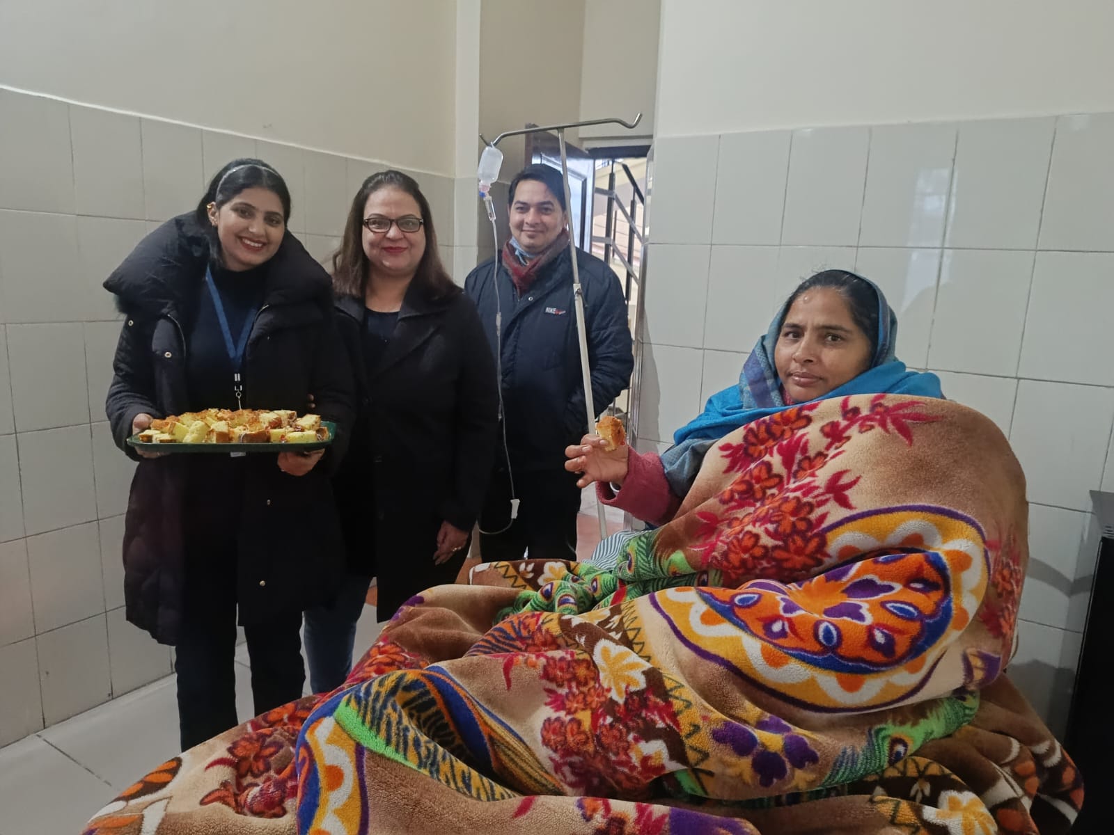Hospital Staff with Patient 11