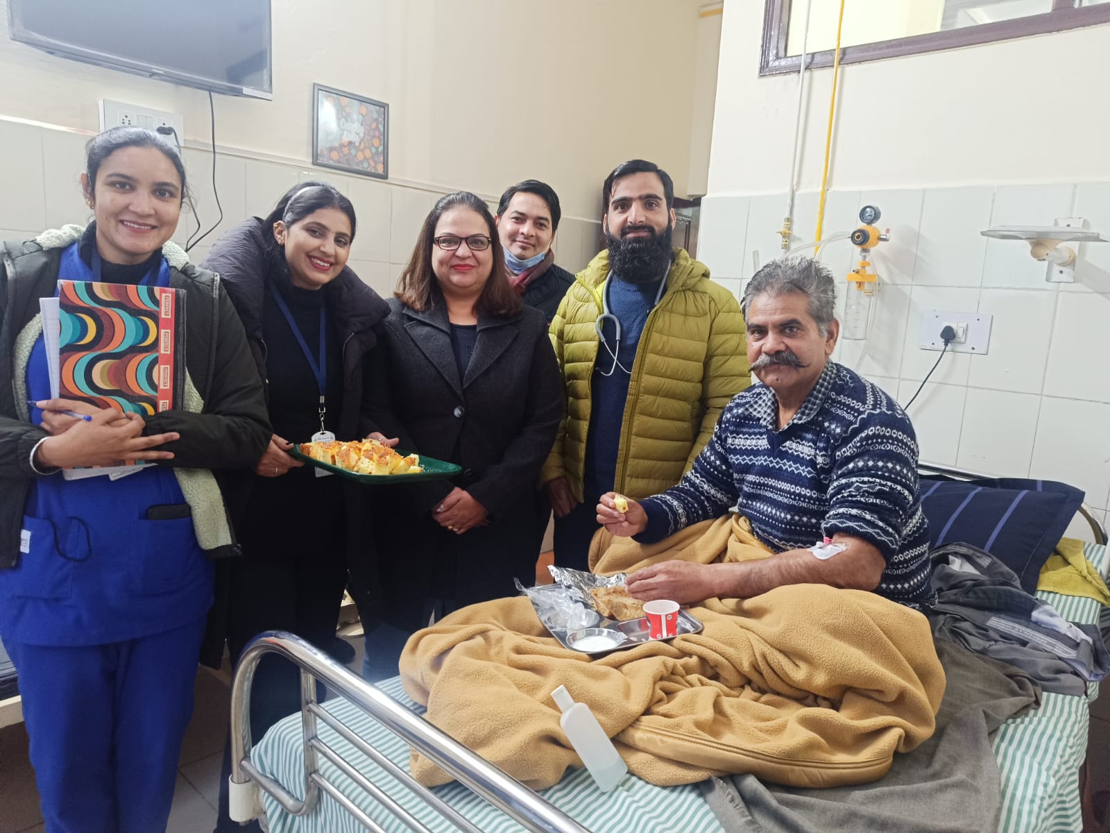 Hospital Staff with Patient 5