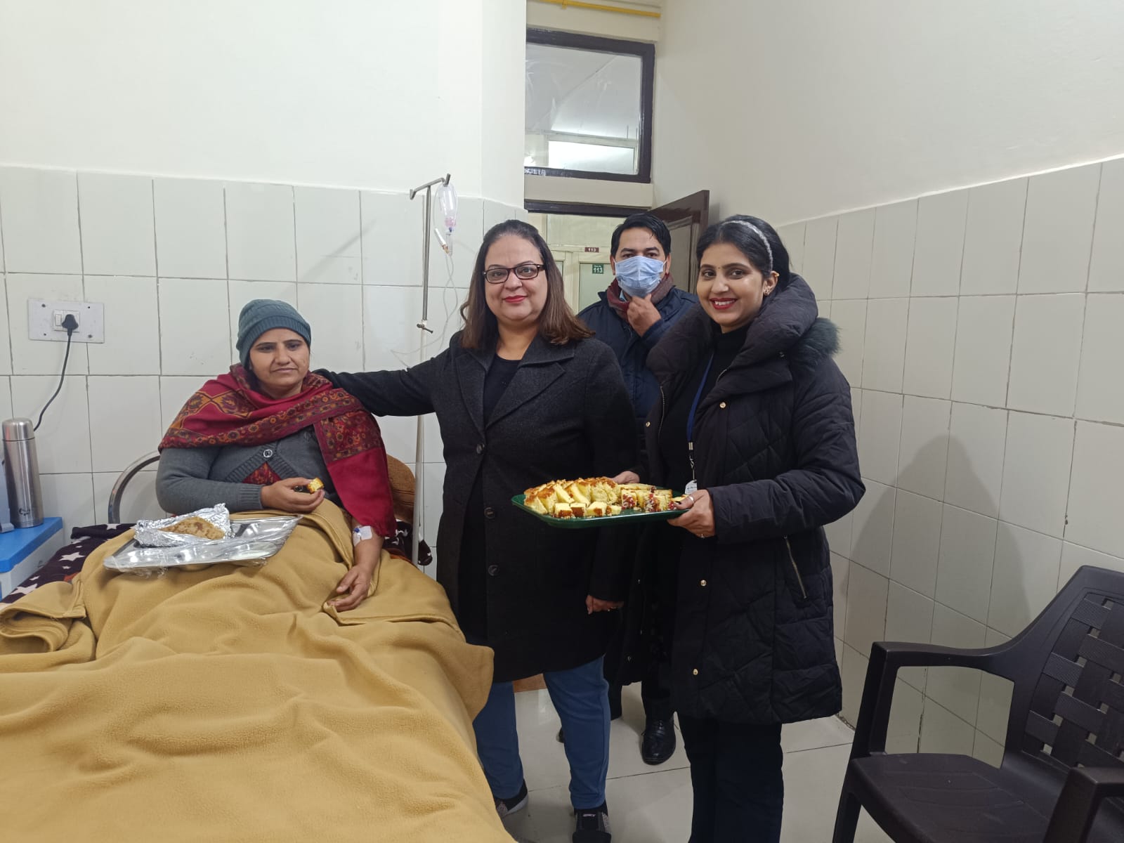 Hospital Staff with Patient 6