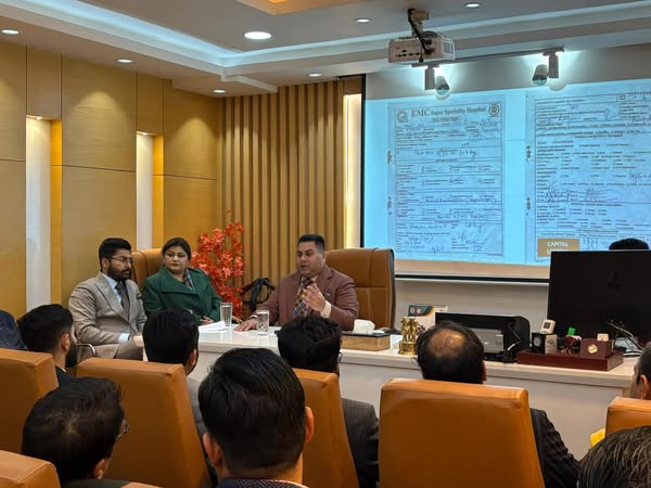 Meeting at EMC Hospital