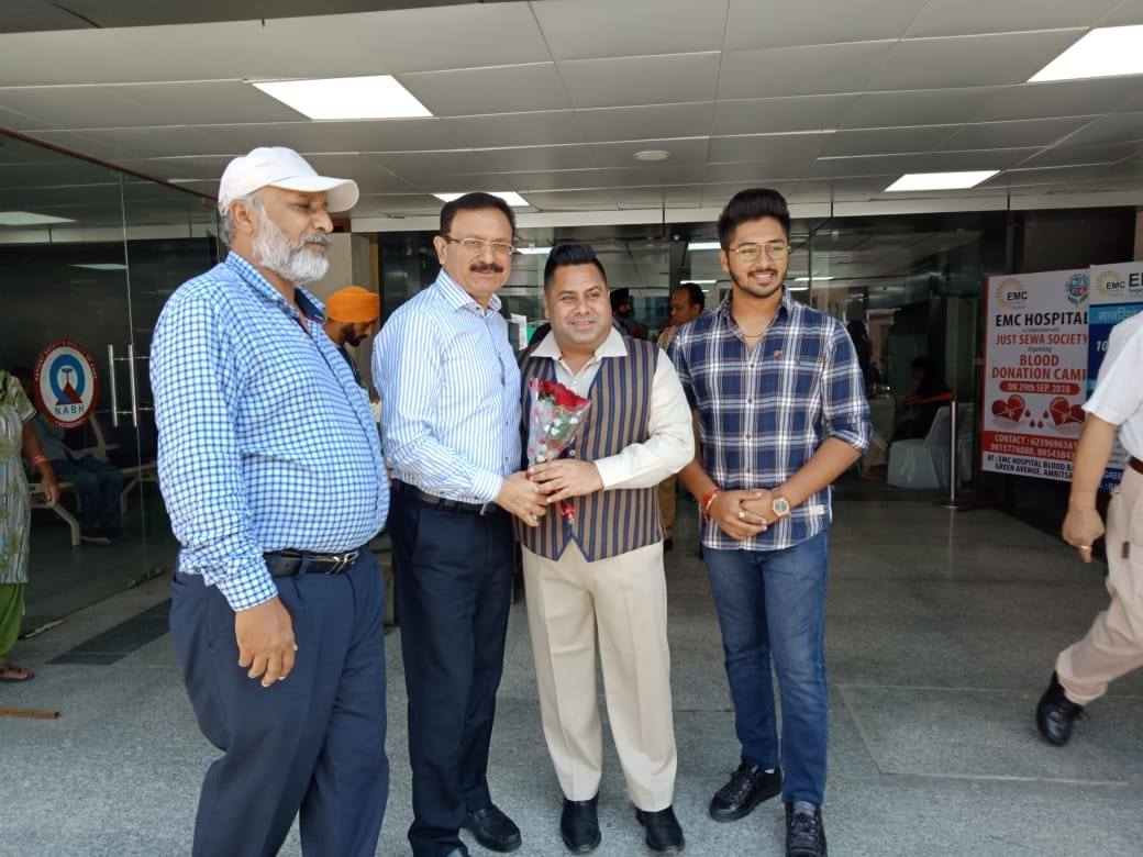 Pawan Arora Welcomes Sunil Dutti MLA