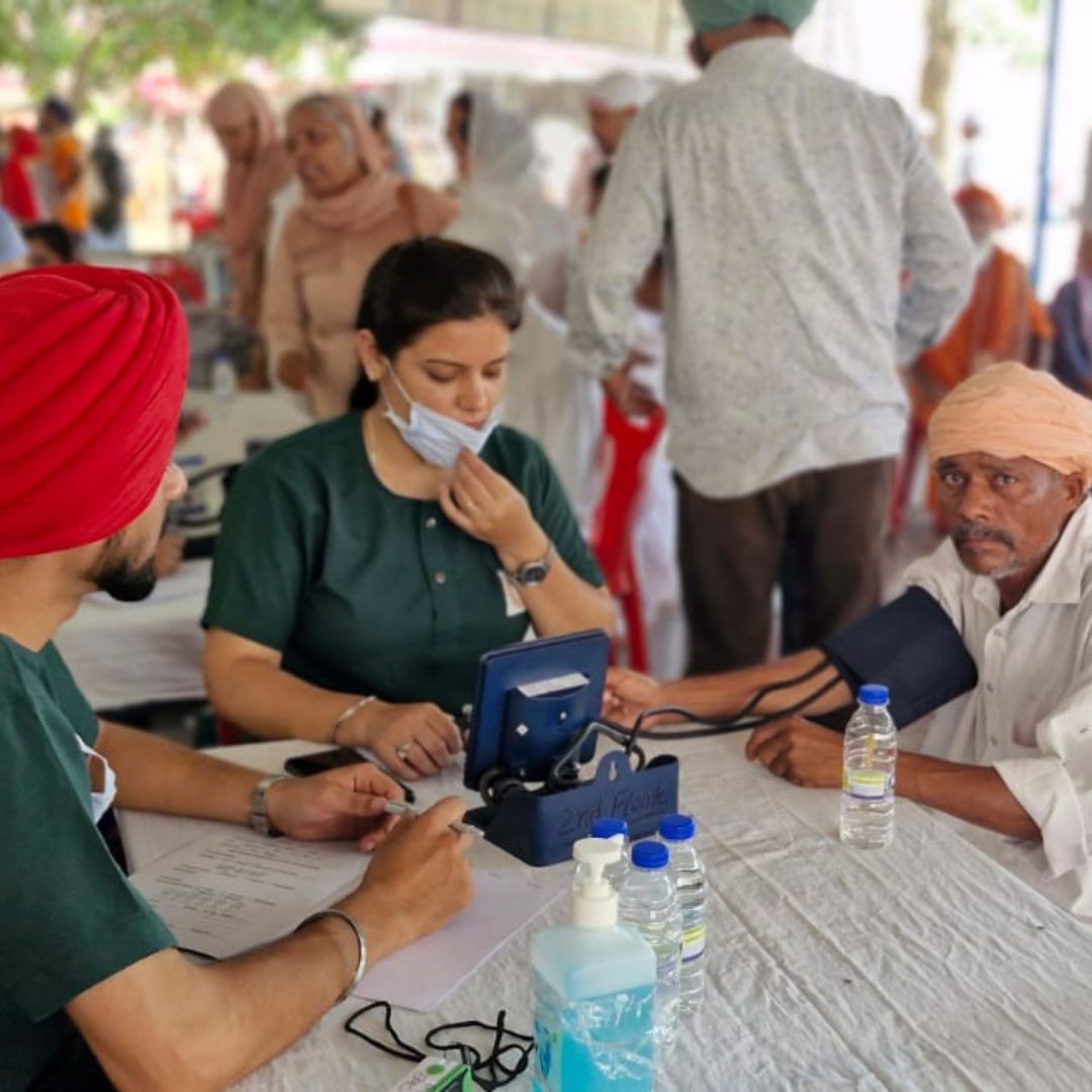 EMC Hospital, Batala Successfully Organizes Free Health Camp in Riyali Village