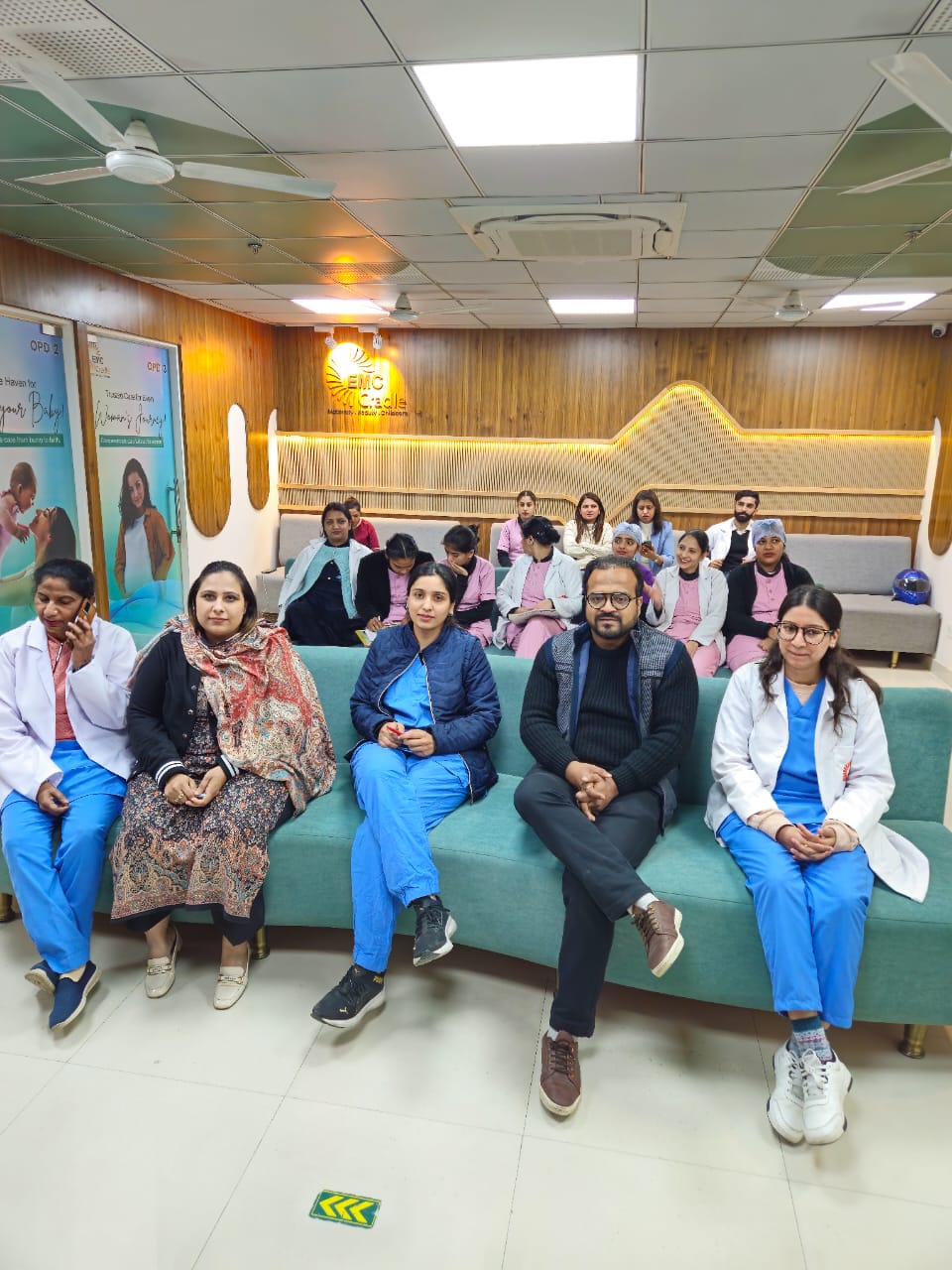 Teaching session on Breastfeeding in EMC Cradle 5