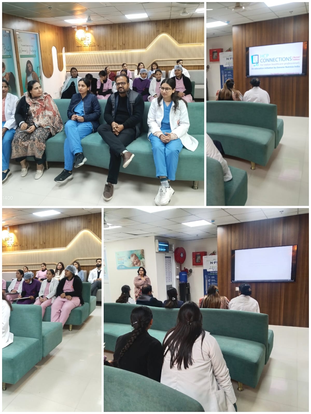 Teaching session on Breastfeeding in EMC Cradle