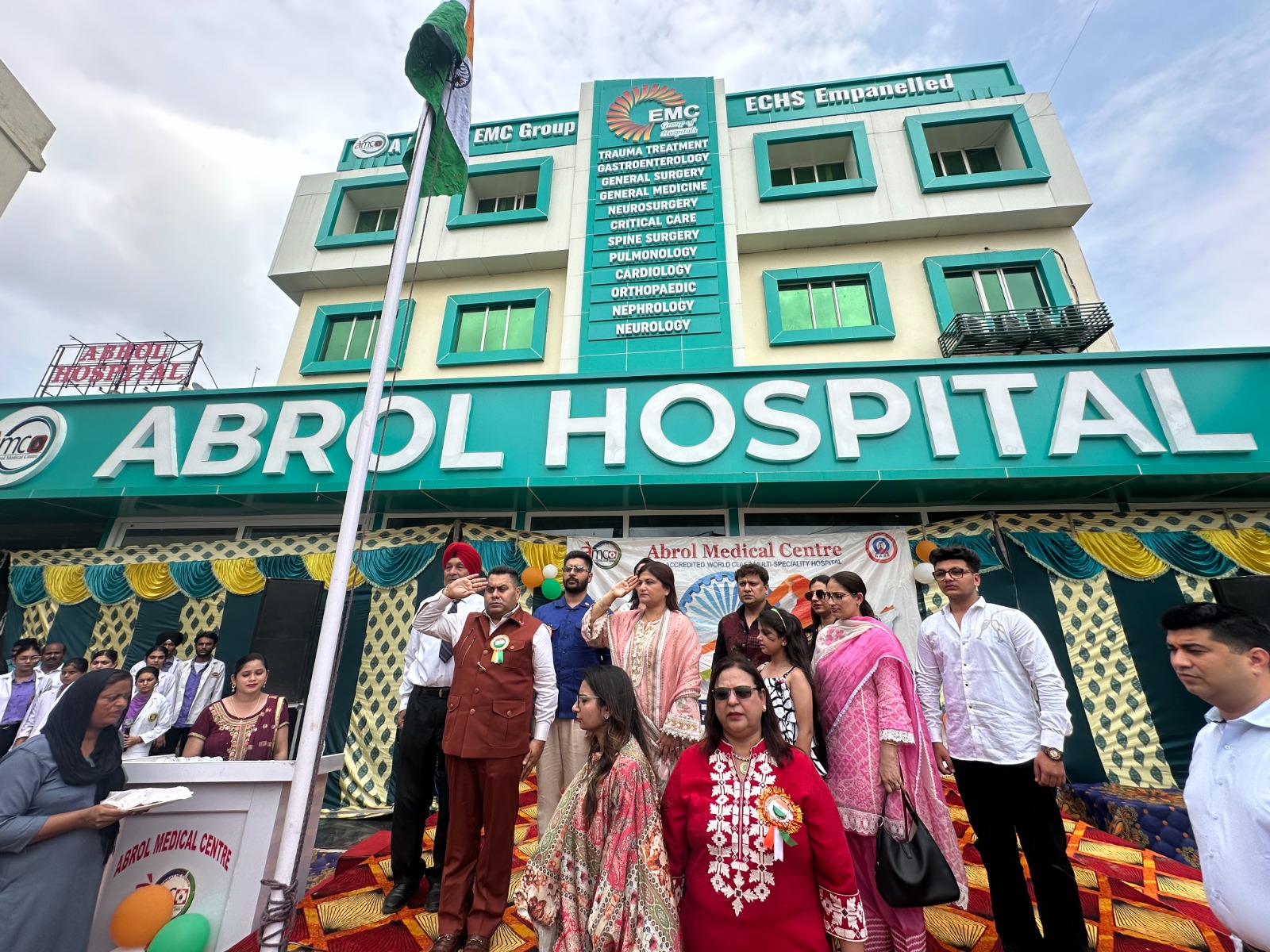Freedom is Our Pride, Service is Our Duty” Independence Day Message – Mr. Pawan Arora, Chairman, Abrol Hospital (A Unit of EMC Hospitals), Gurdaspur