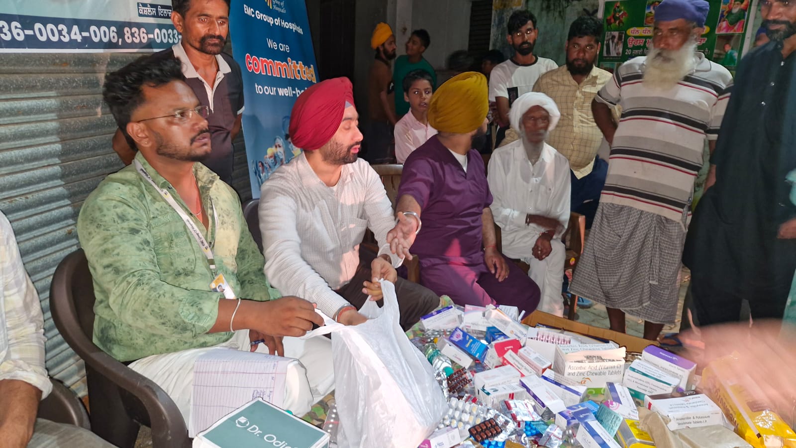 EMC Hospital Batala Free Medical Camp in Flood Areas 2