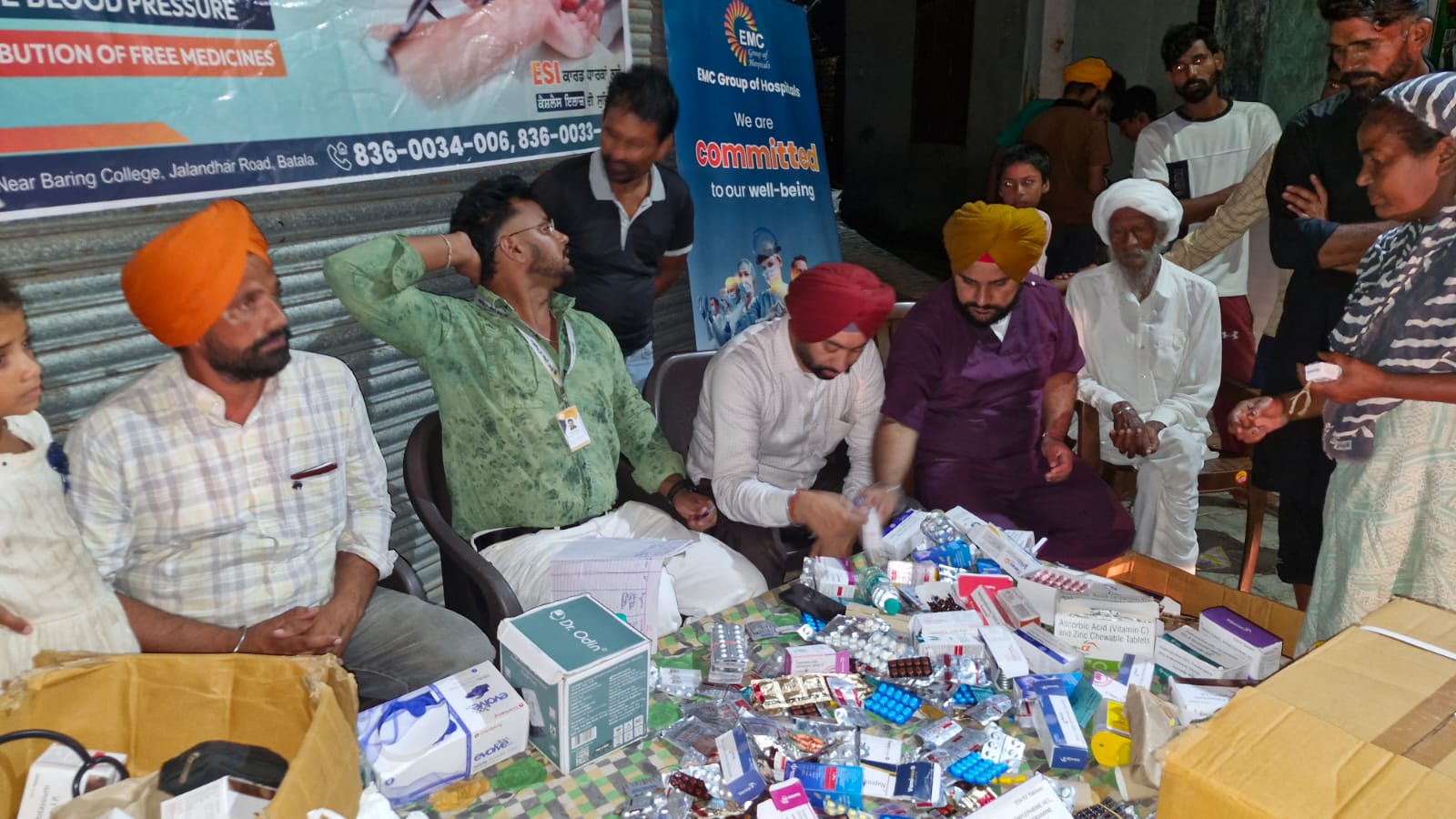 EMC Hospital Batala Free Medical Camp in Flood Areas 3