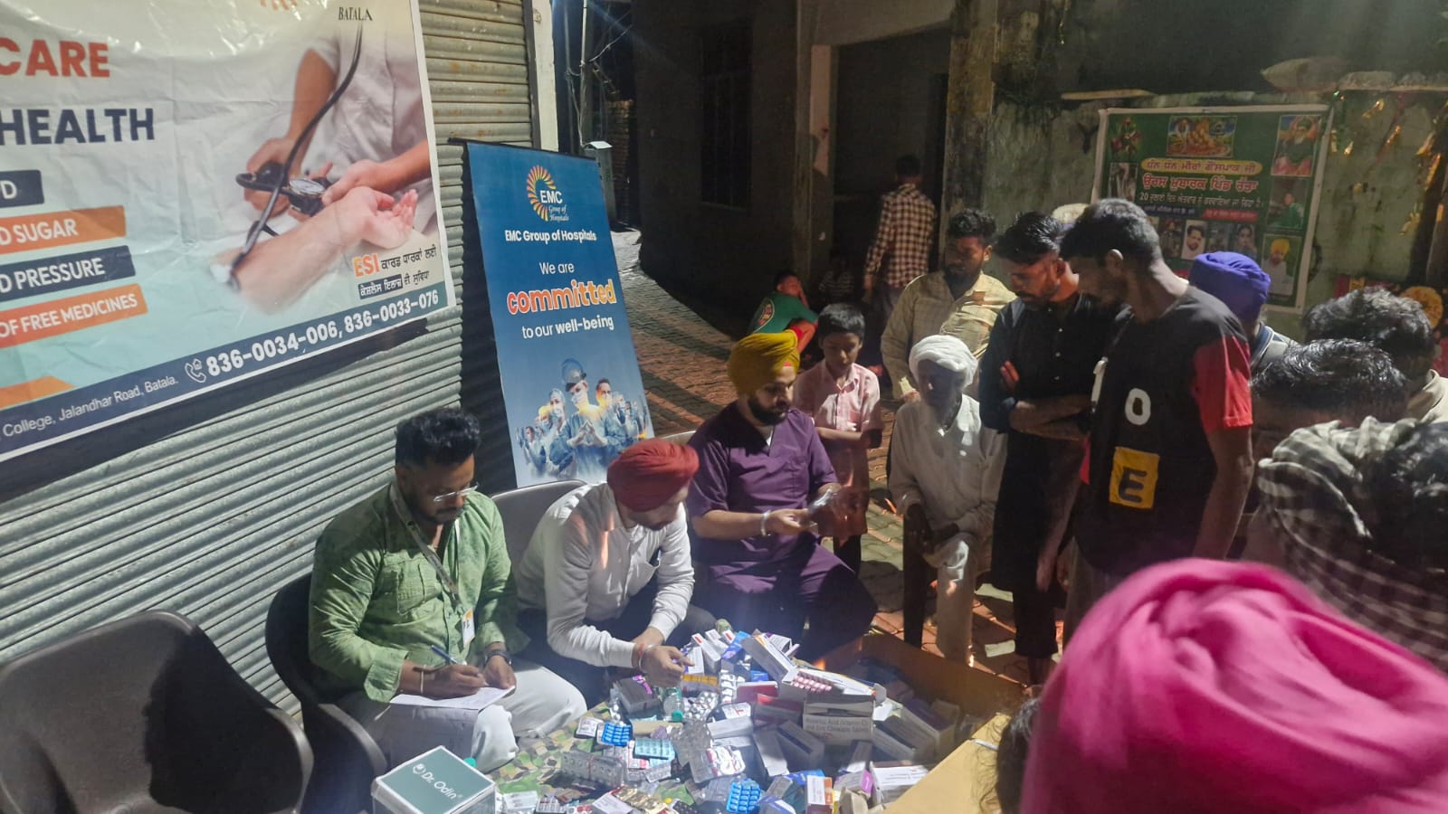 EMC Hospital Batala Free Medical Camp in Flood Areas 4