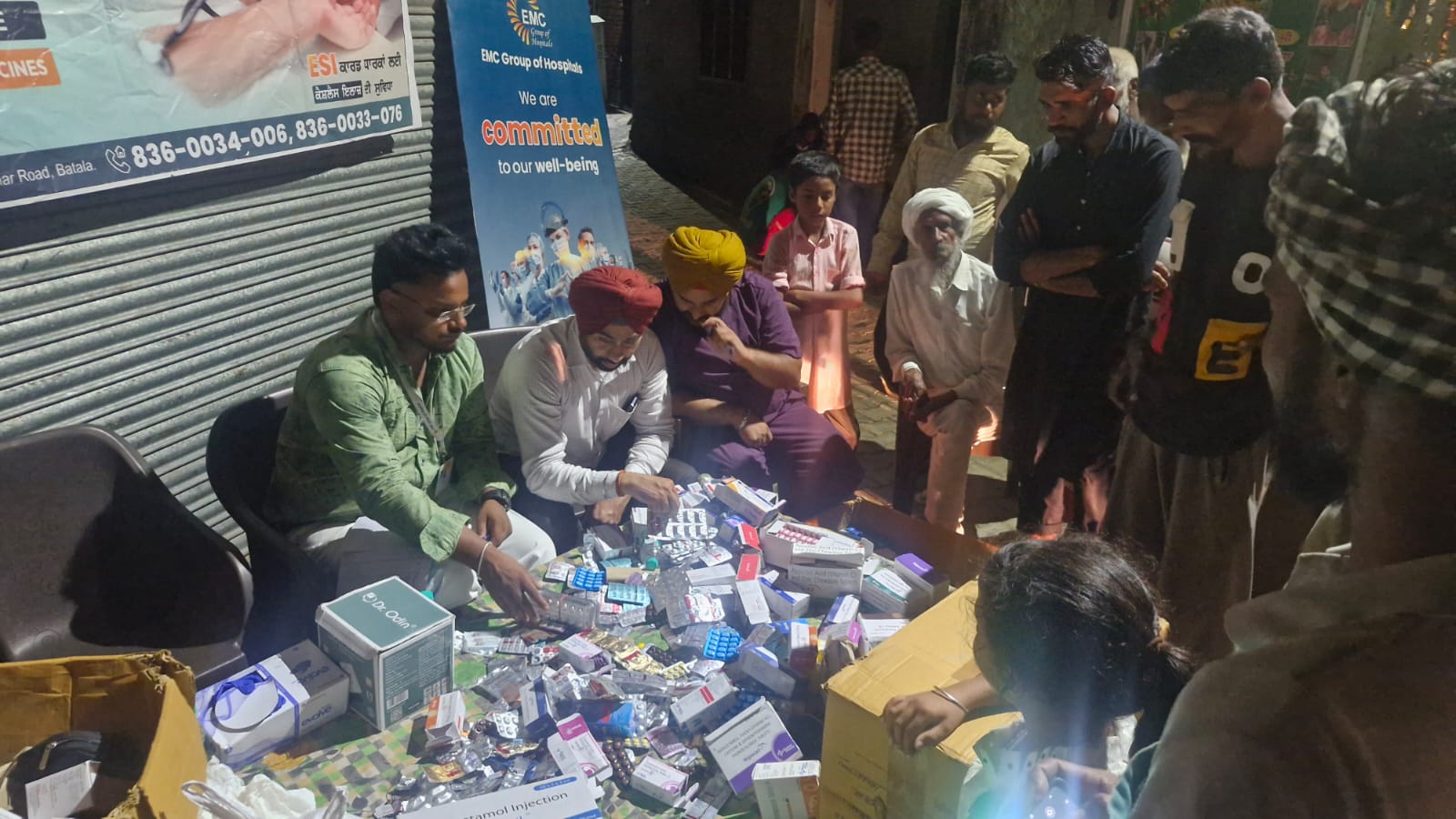 EMC Hospital Batala Free Medical Camp in Flood Areas 6