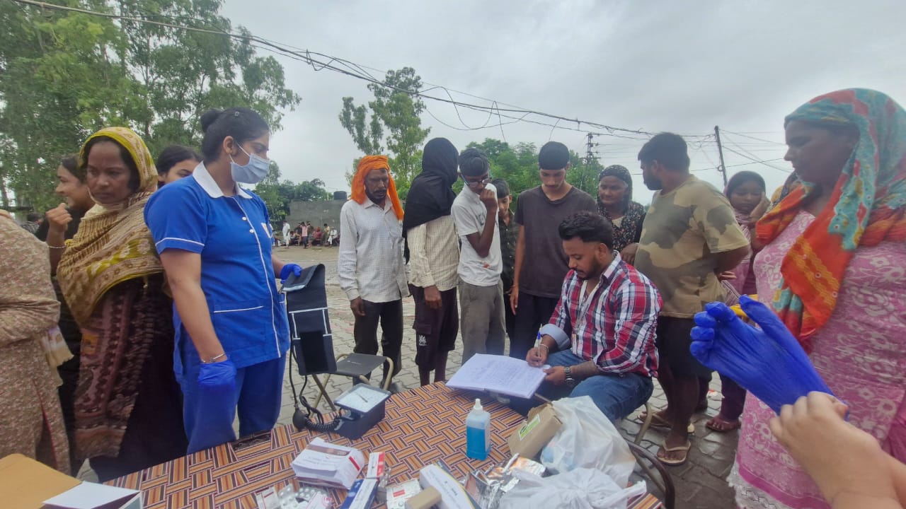 EMC Hospital Batala in Dera Baba Nanak Flood Area 1