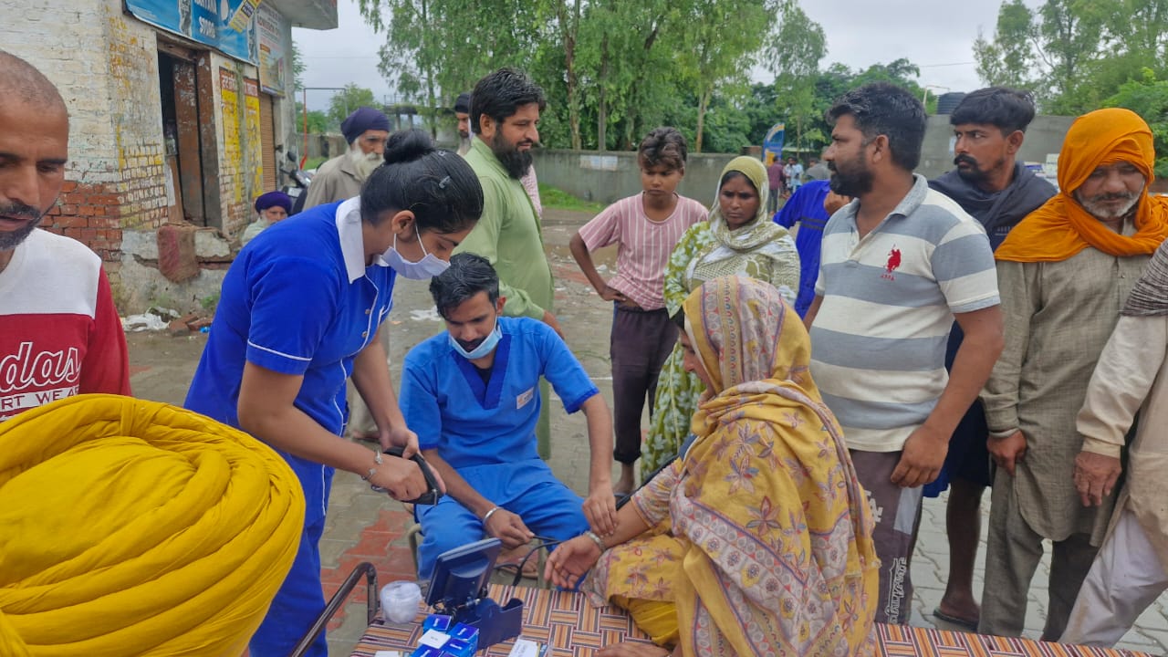 EMC Hospital Batala in Dera Baba Nanak Flood Area 10