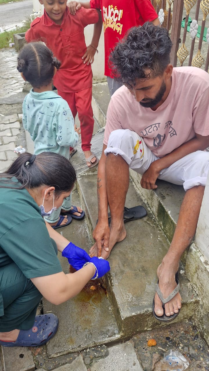 EMC Hospital Batala in Dera Baba Nanak Flood Area 3