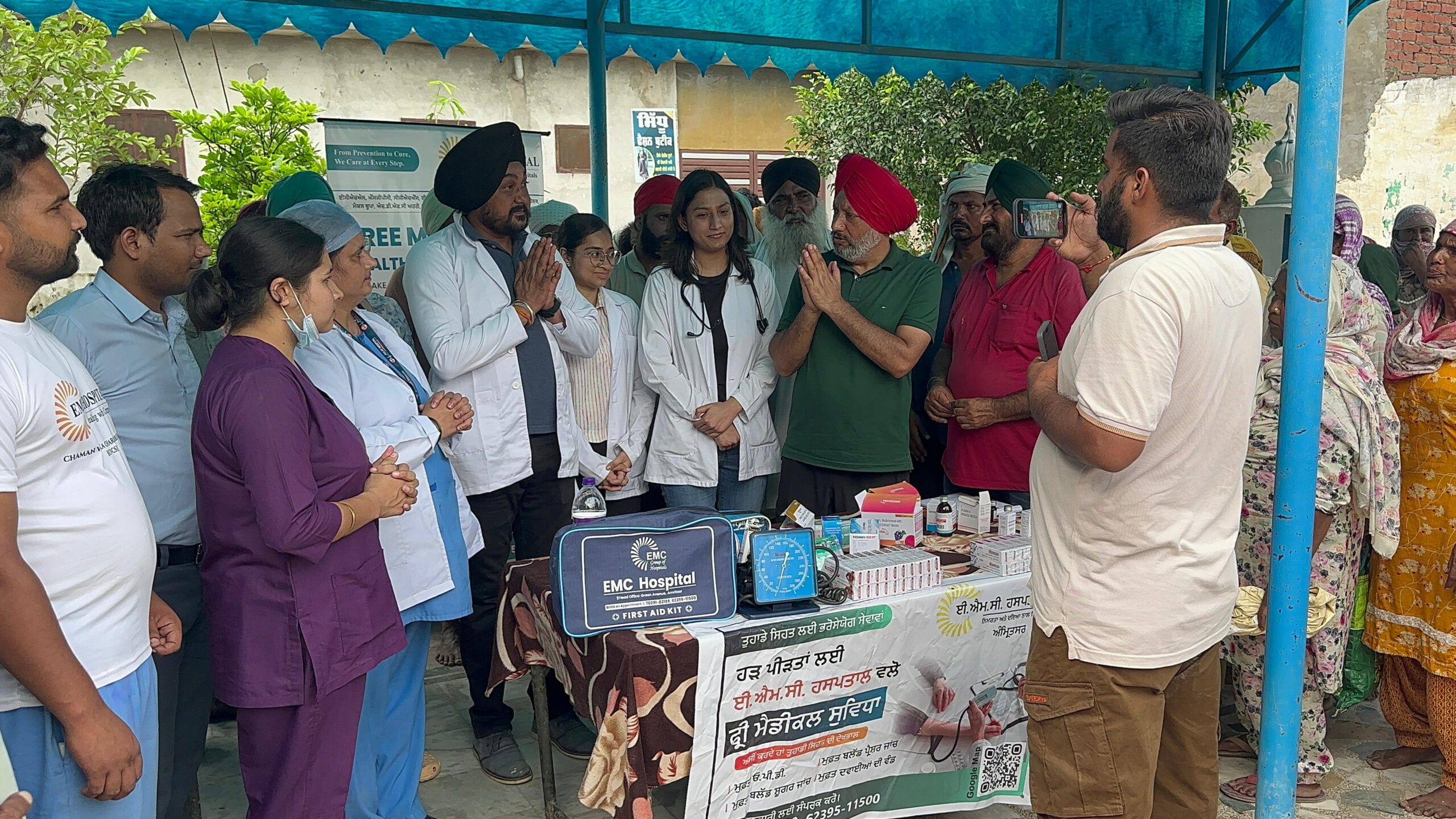 EMC Hospital Free Medical Camp in Flood Areas 1
