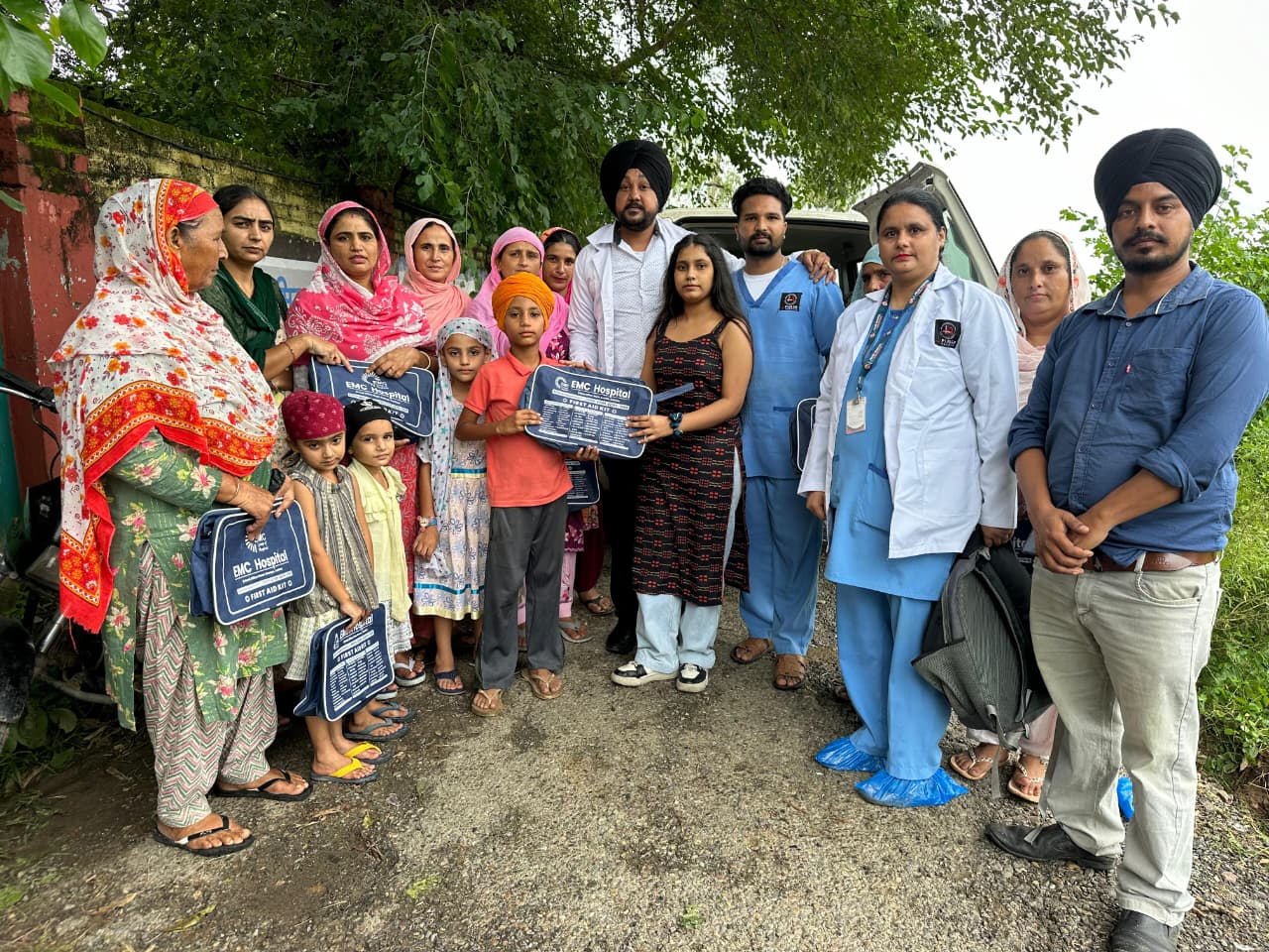 EMC Hospital Free Medical Camp in Flood Areas 7