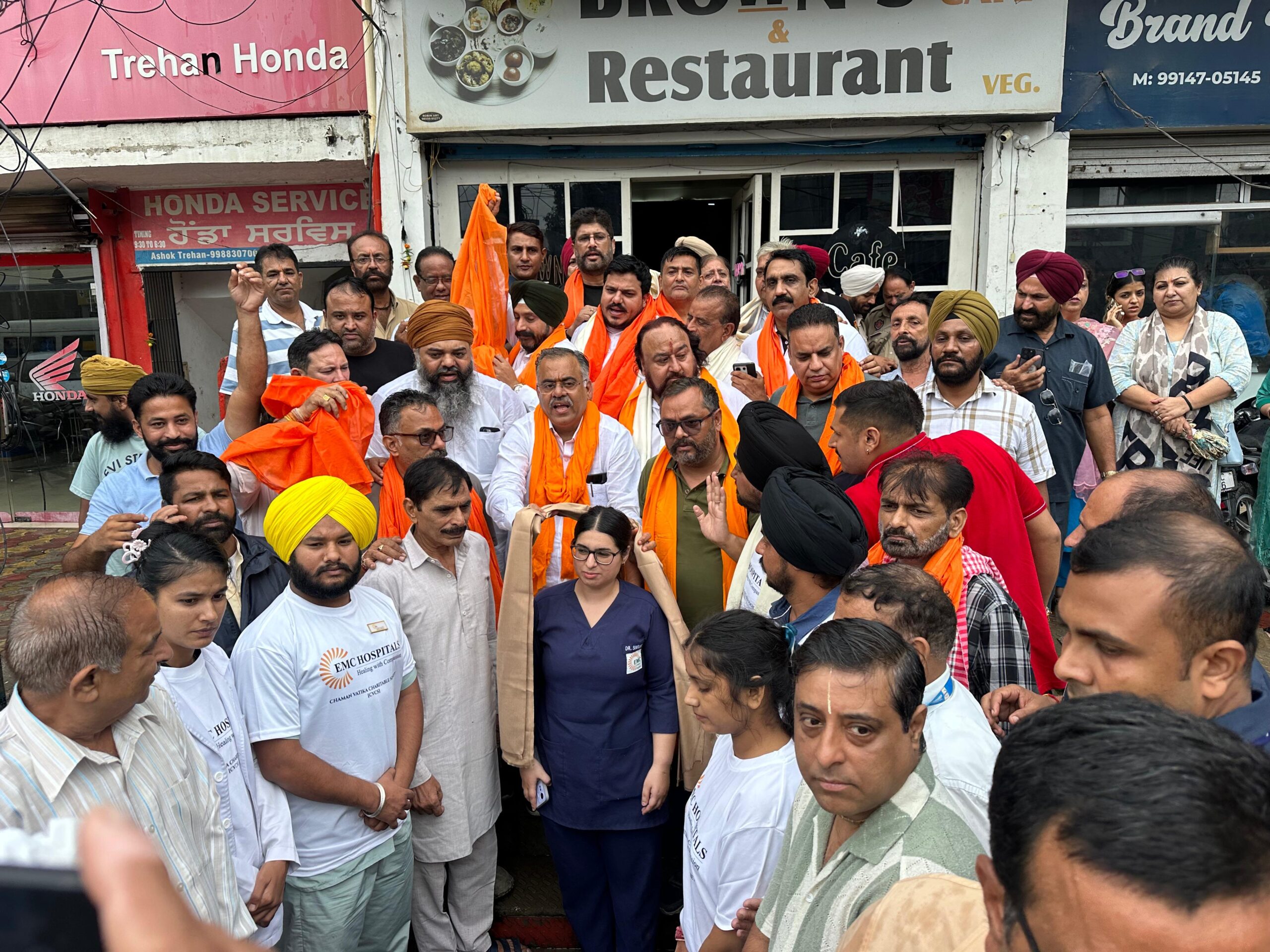 EMC Hospital Team falicitated in Flood Areas
