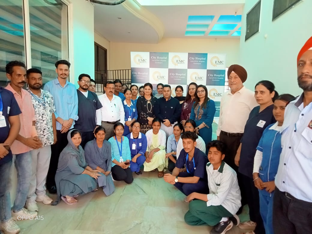 “City Hospital (A Unit of EMC Hospitals)” Celebrates the Festival of Lights with Joy and Positivity