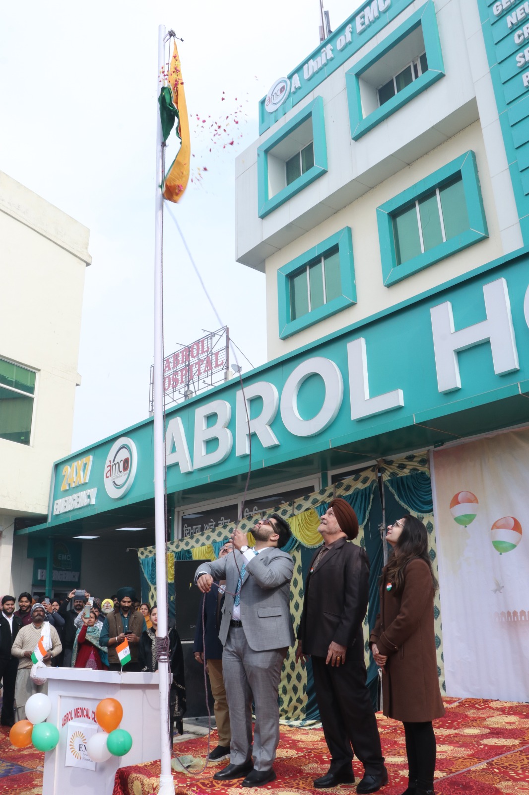 Republic Day at Abrol Hospital