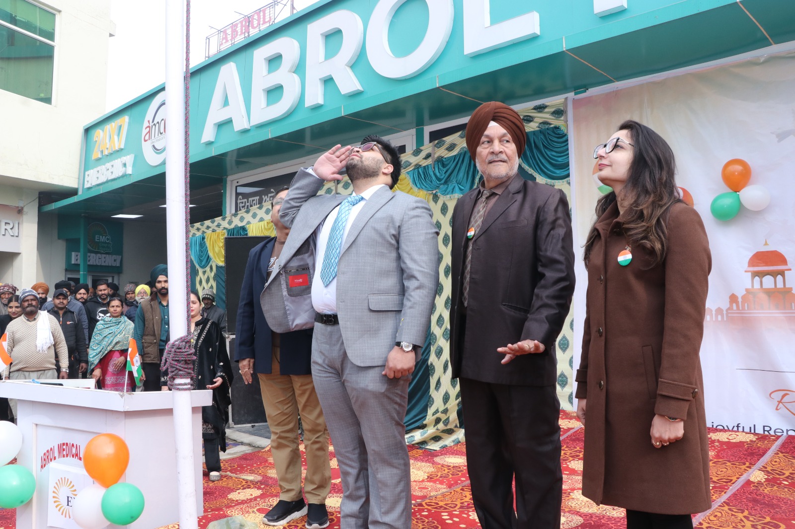 Republic Day at Abrol Hospital