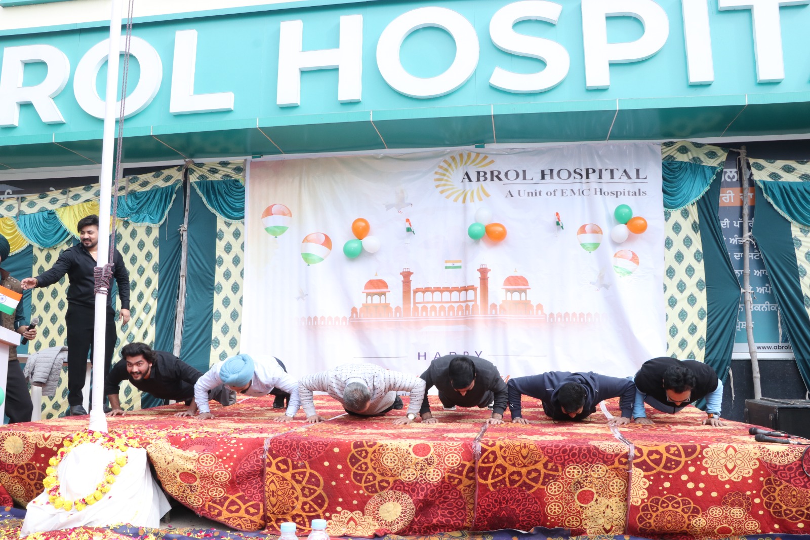 Republic Day at Abrol Hospital