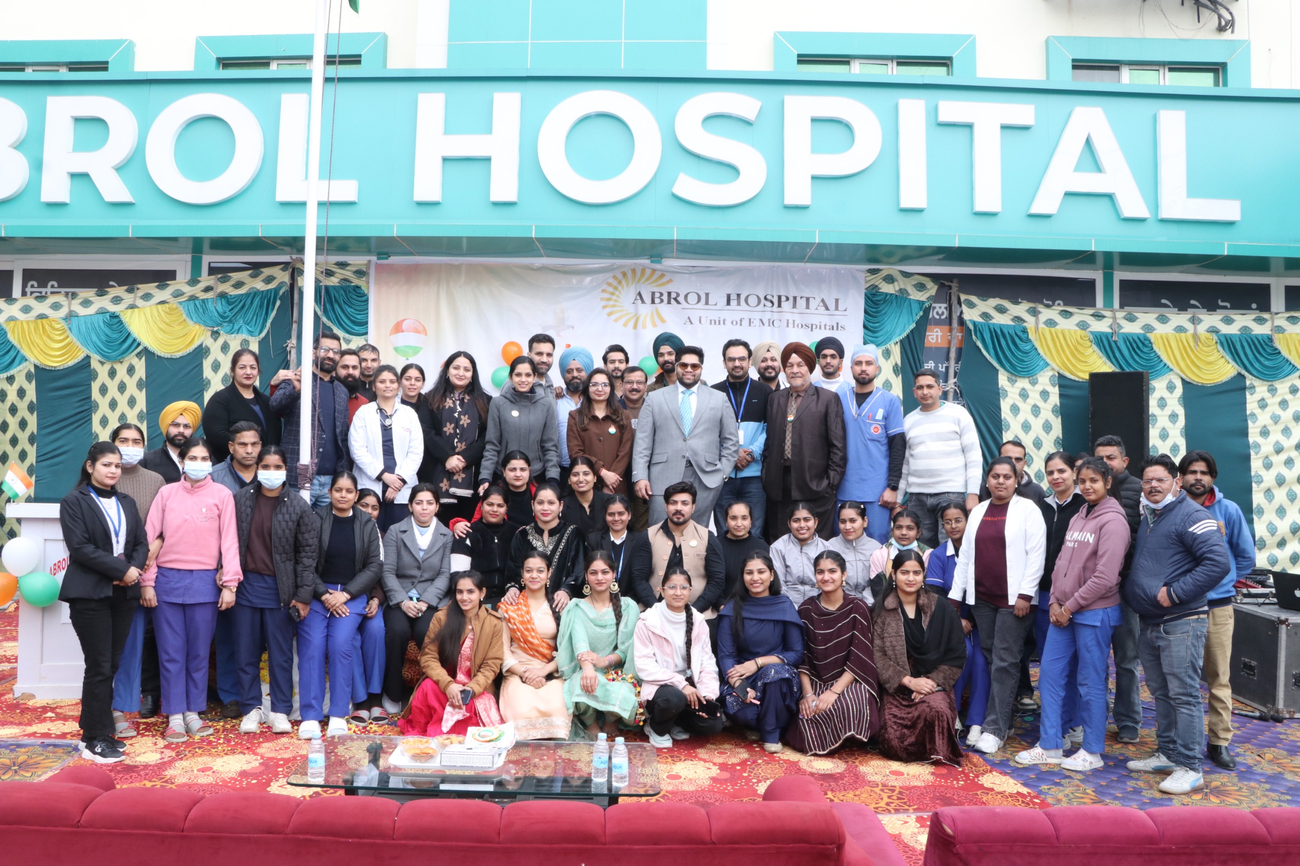 Republic Day at Abrol Hospital