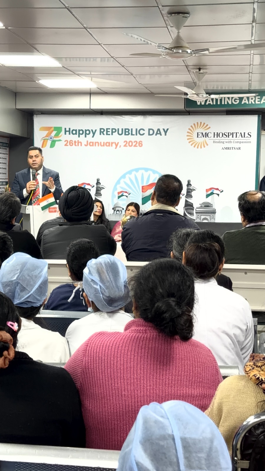 Republic Day at EMC Hospital