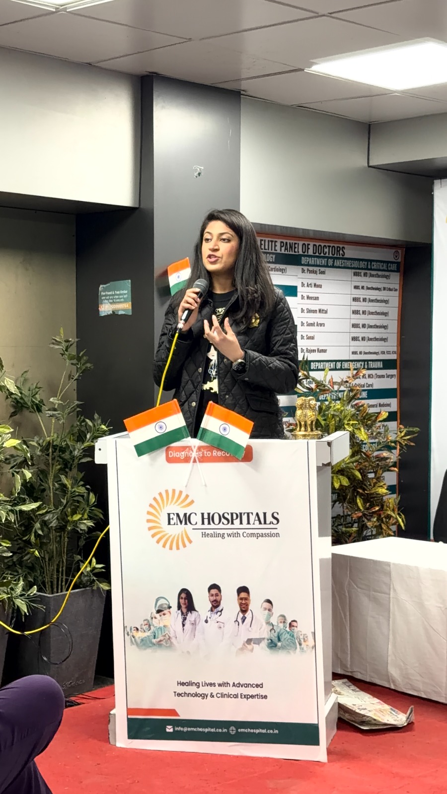 Republic Day at EMC Hospital